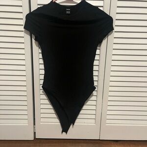 NWT SHEIN Black Bodysuit Top